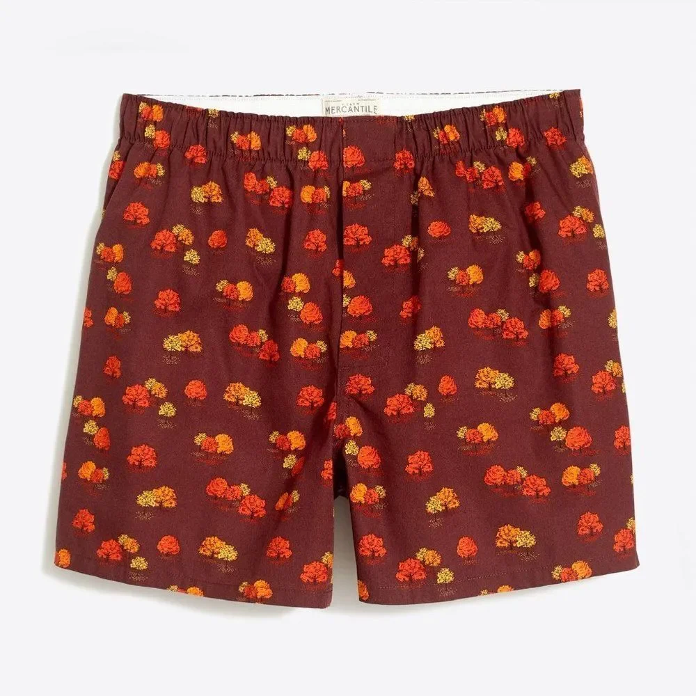 J. Crew Fall Tree Print Boxers